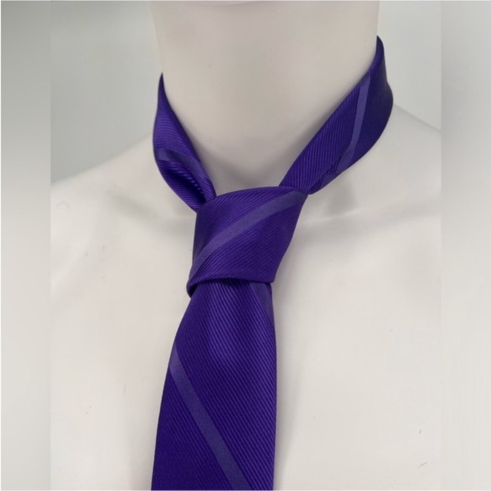 EUC Express Diagonal Striped Tie - Picture 3 of 7